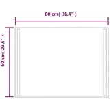  LED kupaonsko ogledalo 80x60 cm | shoptok.hr