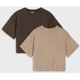 Sinsay Pamukne majice 2 pak | shoptok.hr