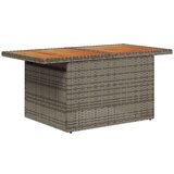  Vrtna garnitura - 6-dijelni set vrtnih sofa s jastučićima siva poli ratan 2-sjedna vrtna sofa s skladištem i jastučićima siva p | shoptok.hr