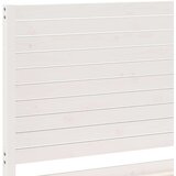 vidaXL Daljši posteljni okvir brez vzmetnice bel 90x220 cm trden les | Shoptok.si