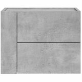  Zidni noćni ormarići 2 kom siva boja betona 45 x 30 x 35 cm | Eponuda.com