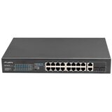 Lanberg Switch rack 19" POE+ 16x 100MB /2X COMBO GIGABIT ETHERNET 250W Cijene