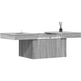 VidaXL Klubska mizica siva sonoma 100x55x40 cm inženirski les Slike