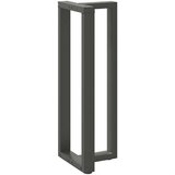  Noge za barsko mizo v obliki črke T 2 kosa antracit 50x35x(110-111) cm jeklo | Shoptok.si