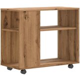  Pomoćni stol Artisan hrast 70x35x60,5 cm izrađeno drvo | shoptok.hr