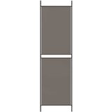 Sobna pregrada s 4 panela antracit 200 x 220 cm od tkanine | Eponuda.com