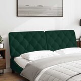  Jastuk za uzglavlje tamnozeleni 160 cm baršunasti | Eponuda.com