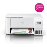 Printer Epson MFP EcoTank ITS L3256 print/scan/copy 33str/min BW. 15str/min color, rezolucija printanja 5.760 x 1.440dpi,USB+WiF. bijeli | Eponuda.ba