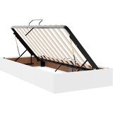  Otomanski krevet s pohranom Čista bijela 90 x 200 cm Lažna koža | shoptok.hr