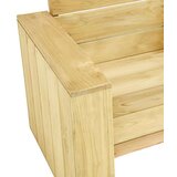 vidaXL vrtne stolice 2 kom 89 x 76 x 76 cm od impregnirane borovine | shoptok.hr