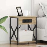  Noćni ormar Sonoma hrast 41 x 31 x 51 cm Konstruirano drvo | shoptok.hr