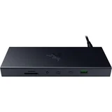 USB 4 Dock priključna postaja črne barve