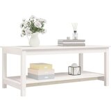  Klubska mizica bela 110x55x45 trdna borovina, (20711307) | Shoptok.si