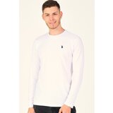 Dewberry T8588 BIKE COLLAR MEN'S SWEATSHIRT-SNOW WHITE | Shoptok.si