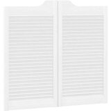 vidaXL Swing Doors Louvred Design 1 par Bela 90x100 cm | Shoptok.si