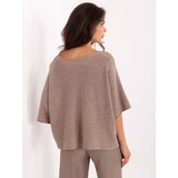 Italy Moda Sweater-IT-SW-2202.52-dark beige | Shoptok.si