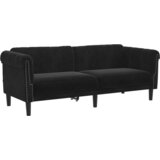 Maison Chic kavč - Sofa - Kanape trosed črna žamet, (21726904) Cene