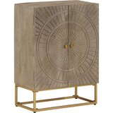  Komoda 55x30x76 cm trden mangov les in železo, (21413204) | Shoptok.si