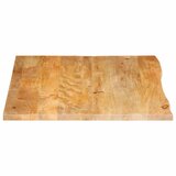 Stolna ploča sa živim rubom 90x80x2,5 cm od masivnog drva manga | shoptok.hr