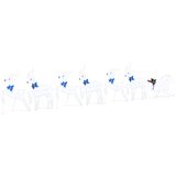  LED Riječni jeleni 7 pcs Bijelo tkanina | shoptok.hr