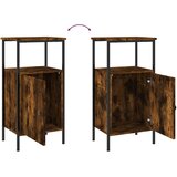 Noćni ormarići 2 kom boja hrasta 41x31x80 cm konstruirano drvo | shoptok.hr