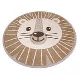 RugsX Preproga KIDDO 4424 krog bež / krem, lev živali za otroke, senzorična cercle 160 cm, (5000308567) | Shoptok.si