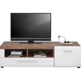 XORA TV-ELEMENT barve hrasta, bela | Shoptok.si