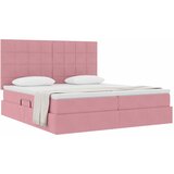  s od storage s uzglavljem Ružičasta 200 x 200 cm Baršun | shoptok.hr