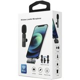 Bežični Type C Dual Lavalier mikrofon za mobitele (2 u setu) K1 crni | shoptok.hr