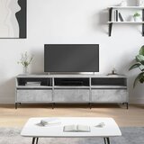 TV ormarić boja betona 150x30x44,5 cm od konstruiranog drva | shoptok.hr