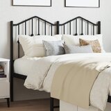 vidaXL Kovinsko posteljno vzglavje črno 120 cm | Shoptok.si