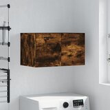 vidaXL Stenska omarica dimljeni hrast 60x36,5x35 cm inženirski les Cene