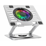 Wozinsky WDCX-X16-AS CoolBase RGB 360° rashladni stalak za laptop i tablet srebrni | shoptok.hr