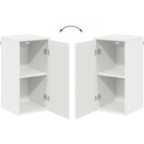 vidaXL Kopalniška omarica Bela 30 x 31,5 x 61 cm Konstruiran les | Shoptok.si