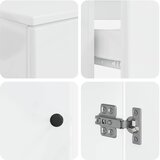  Set kupaonskih ormara od 2 dijela BREDA Bijela visokog sjaja | shoptok.hr
