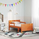  Konstrukcija postelje z vzmetnico Voščeno rjava 80 x 200 cm, (5000084195) | Shoptok.si