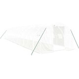  Rastlinjak z jeklenim okvirjem bel 42 m² 14x3x2 m | Shoptok.si