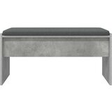  Haldna klop z blazino Betonsko siva 83 x 38 x 40 cm, (5000155674) | Shoptok.si