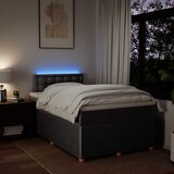  Krevet s oprugama i madracem smeđesivi 120 x 190 cm od tkanine | shoptok.hr