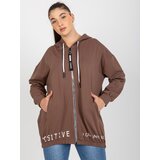 RELEVANCE Sweatshirt-RV-BL-8302.78-brown | Shoptok.si