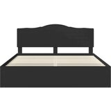  Okvir za krevet Crna 200 x 200 cm Čvrsto borovo drvo | shoptok.hr