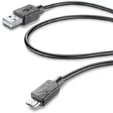 Cellular Line USBDATA06MUSBK kabel 0.6M cellular line