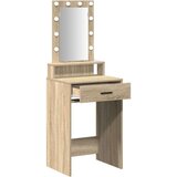  Toaletni Stol s LED Osvjetljenjem - Sonoma Hrast - 50x41x140 cm | shoptok.hr