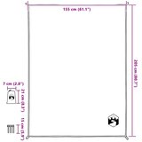  Deka za piknik s klinovima zelena 205 x 155 cm | shoptok.hr