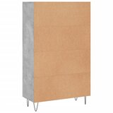  Visoka komoda boja betona 69,5 x 31 x 115 cm konstruirano drvo | shoptok.hr