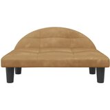  Krevet za pse smeđi 70x52x30 cm baršunasti | shoptok.hr