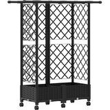  Povišeni krevet s mrežom i krovom Crna 124 x 40 x 127 cm PP | Eponuda.com