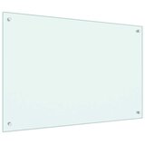 Kuhinjska zaštita od prskanja mliječna 90 x 60 cm kaljeno staklo | shoptok.hr