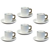 Sigma Set šoljica za kafu RXG-N250819D, 6 komada, 80 ml, Beli Cene