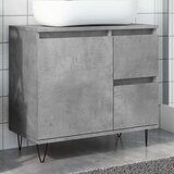 vidaXL Kopalniška omarica za umivalnik Betonska siva 65x33x60 cm, (22013483) | Shoptok.si